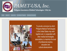 Tablet Screenshot of pametusainc.org